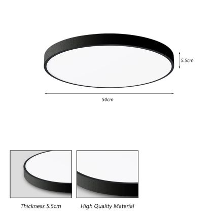 Brilagi - LED-Deckenleuchte POOL LED/60W/230V 3000/4000/6000K 50 cm