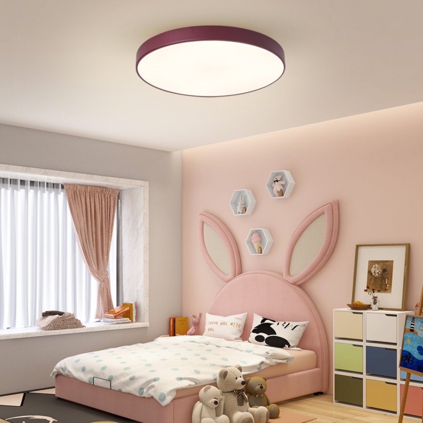 Brilagi - LED-Deckenleuchte POOL LED/60W/230V 3000/4000/6000K Ø 60 cm burgunderrot