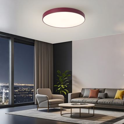 Brilagi - LED-Deckenleuchte POOL LED/60W/230V 3000/4000/6000K Ø 60 cm burgunderrot