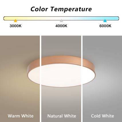Brilagi - LED-Deckenleuchte POOL LED/60W/230V 3000/4000/6000K Ø 50 cm bronze