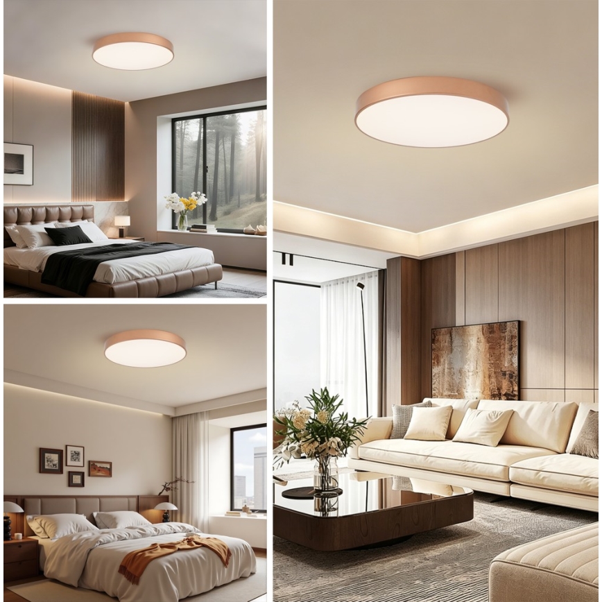 Brilagi - LED-Deckenleuchte POOL LED/60W/230V 3000/4000/6000K Ø 60 cm Bronze