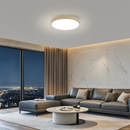 Brilagi - LED-Deckenleuchte POOL LED/60 W/230 V 3000/4500/6000 K Ø 60 cm beige