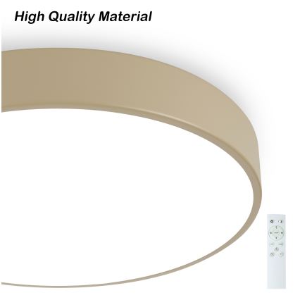 Brilagi - Einstellbare Deckenleuchte POOL SMART LED/60W/230V 3000-6000K 50 cm Wi-Fi Tuya beige + Fernbedienung