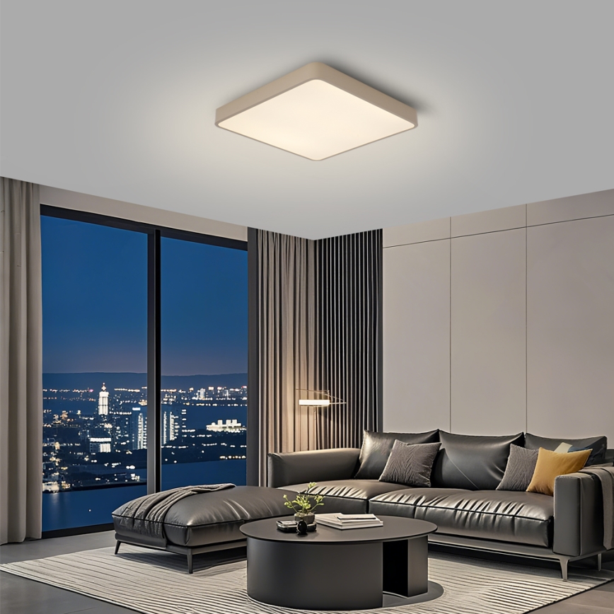 BRILAGI - LED-Deckenleuchte POOL SQUARE LED/36W/230V 3000/4000/6000K 40x40 cm beige