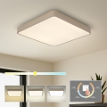 Brilagi - LED-Deckenleuchte POOL SQUARE LED/48W/230V 3000/4000/6000K 50x50 cm beige