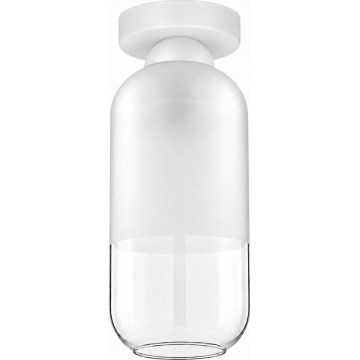 BRILAGI - LED-Deckenleuchte RETRO GLASS 1xE27/60W/230V Ø 14 cm weiß