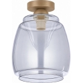 BRILAGI - LED Deckenleuchte RETRO GLASS 1xE27/60W/230V Ø 26 cm beige/rauchgrau