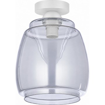 BRILAGI - LED Deckenleuchte RETRO GLASS 1xE27/60W/230V Ø 26 cm weiß/rauchgrau