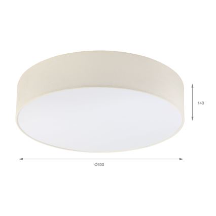 Brilagi - LED-Deckenleuchte SIRIJA 4xE27/15W/230V Ø 60 cm cremefarben