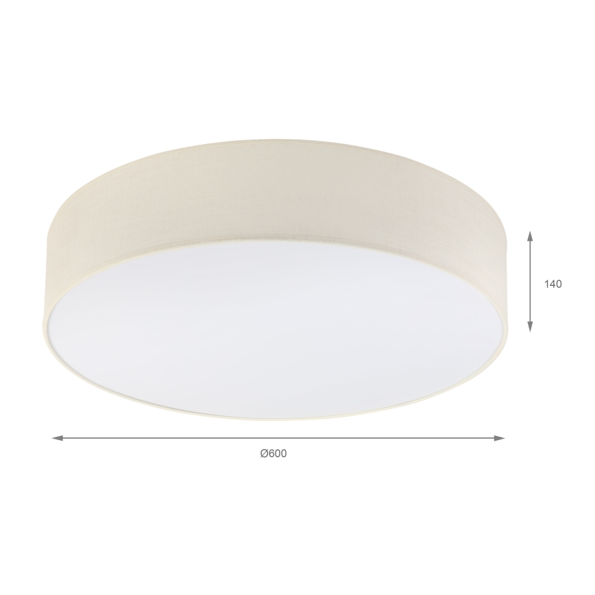 Brilagi - LED-Deckenleuchte SIRIJA 4xE27/15W/230V Ø 60 cm cremefarben