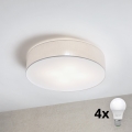 Brilagi - LED-Deckenleuchte SIRIJA 4xE27/15W/230V Ø 60 cm weiß