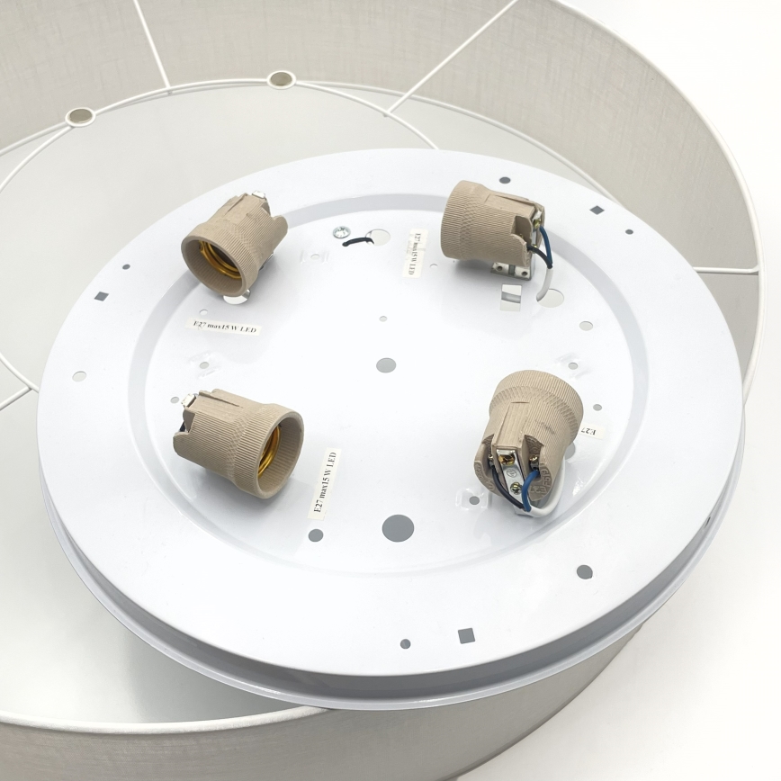 Brilagi - LED-Deckenleuchte SIRIJA 4xE27/15W/230V Ø 60 cm weiß