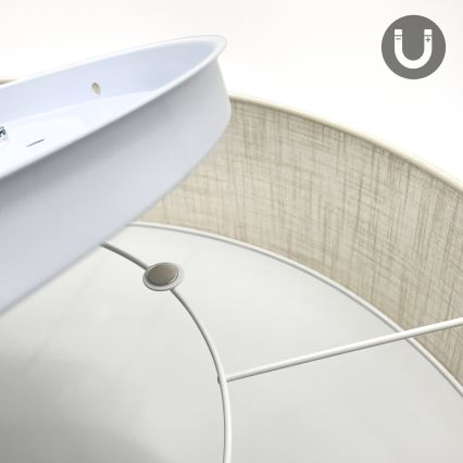 Brilagi - LED-Deckenleuchte SIRIJA 4xE27/60W/230V Ø 60 cm cremefarben