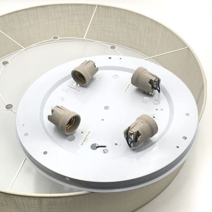 Brilagi - LED-Deckenleuchte SIRIJA 4xE27/60W/230V Ø 60 cm cremefarben