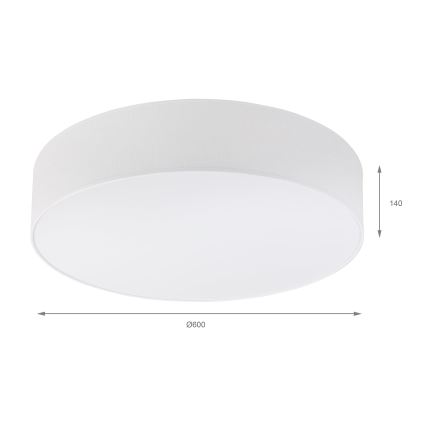 Brilagi - LED-Deckenleuchte SIRIJA 4xE27/60W/230V Ø 60 cm weiß