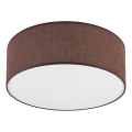 Brilagi - LED-Deckenleuchte SIRIJA LED/12W/230V d 35 cm braun