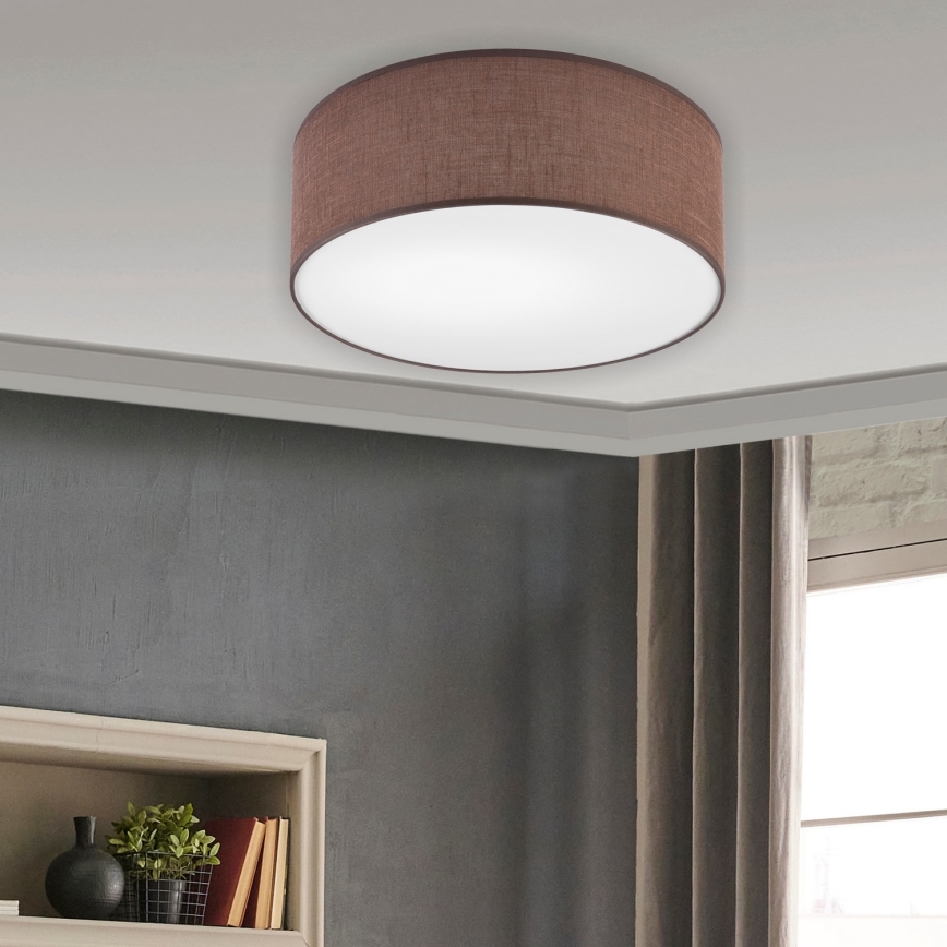 Brilagi - LED-Deckenleuchte SIRIJA LED/12W/230V d 35 cm braun
