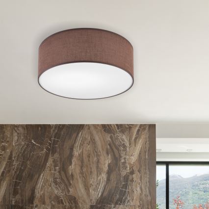 Brilagi - LED-Deckenleuchte SIRIJA LED/12W/230V d 35 cm braun
