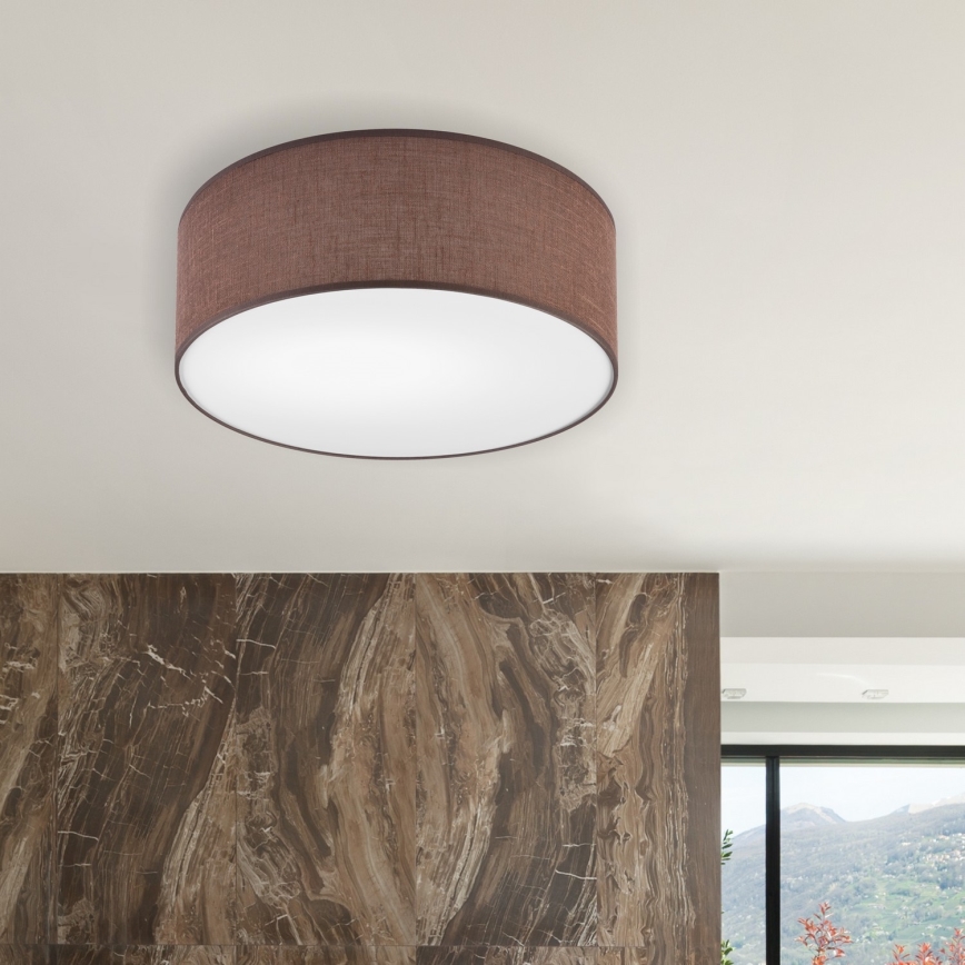 Brilagi - LED-Deckenleuchte SIRIJA LED/12W/230V d 35 cm braun