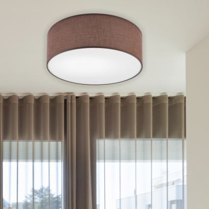 Brilagi - LED-Deckenleuchte SIRIJA LED/12W/230V d 35 cm braun