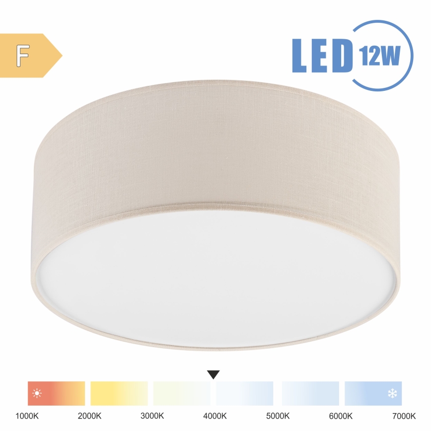 Brilagi - LED-Deckenleuchte SIRIJA LED/12W/230V d 35 cm cremefarben