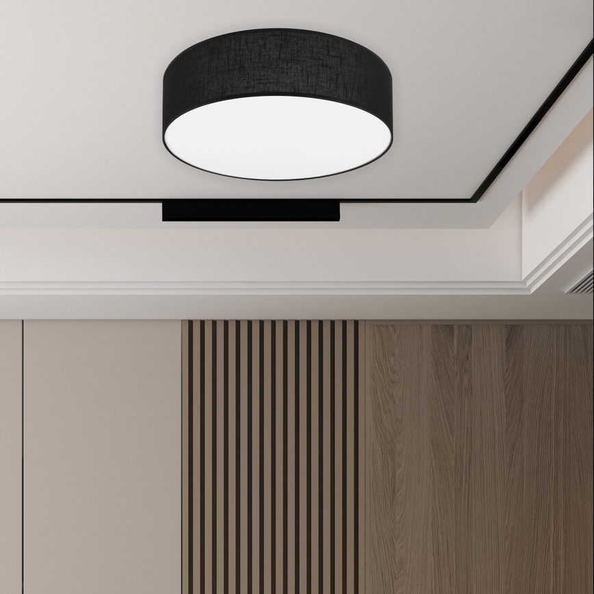 Brilagi - LED-Deckenleuchte SIRIJA LED/24W/230V d 45 cm schwarz
