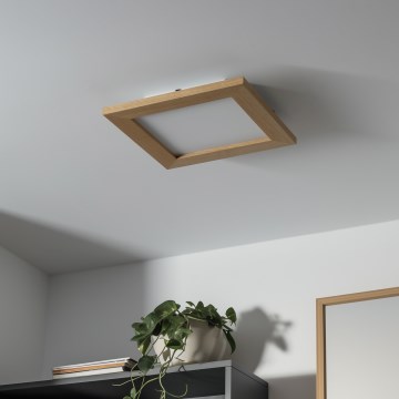 Brilagi - LED-Deckenleuchte SLIMFRAME WOOD LED/25W/230V 34x34 cm braun