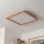Brilagi - LED-Deckenleuchte SLIMFRAME WOOD LED/58W/230V 64x64 cm braun