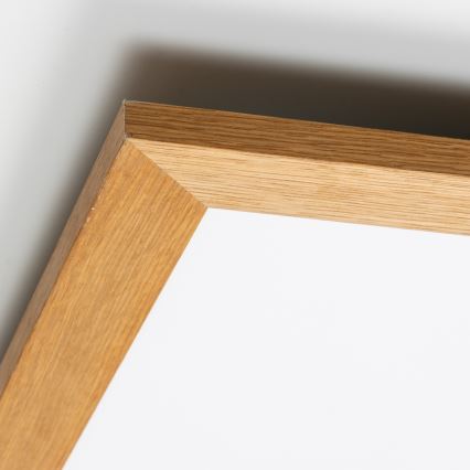 Brilagi - LED-Deckenleuchte SLIMFRAME WOOD LED/58W/230V 64x64 cm braun