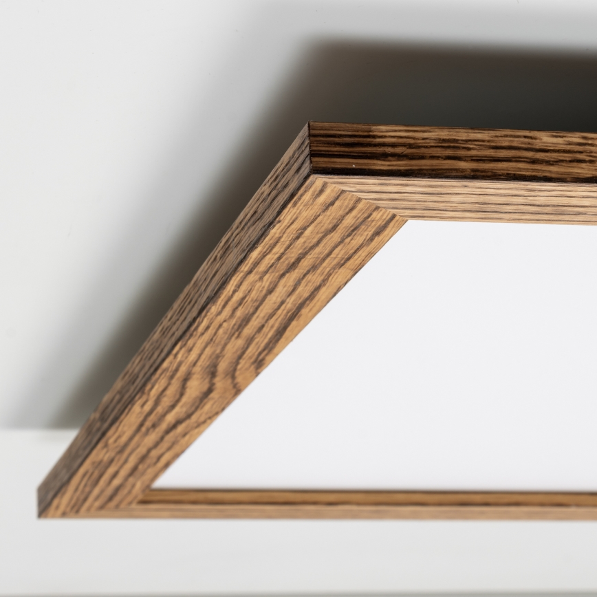 Brilagi - LED-Deckenleuchte SLIMFRAME WOOD LED/58W/230V 64x64 cm braun