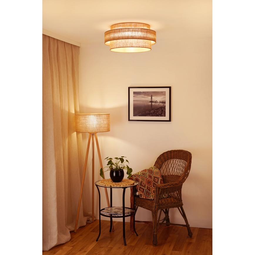 Brilagi - LED-Deckenleuchte SPACE YUTE LED/12W/230V d 50 cm 3000K/4000K/6400K beige