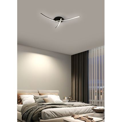 Brilagi - LED-Deckenleuchte STRIPES LED/24W/230V schwarz