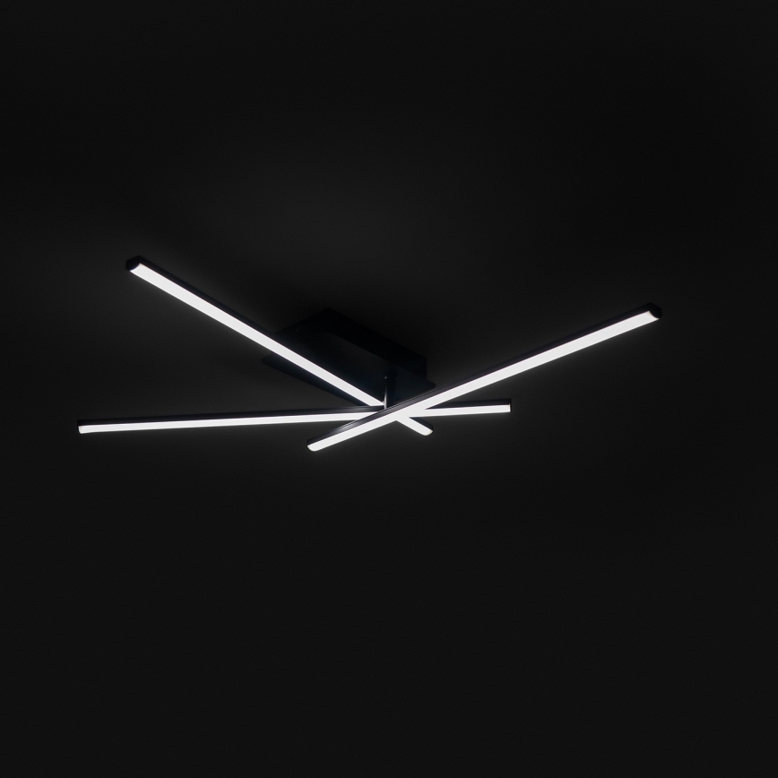 Brilagi - LED-Deckenleuchte STRIPES LED/30W/230V 51x78 cm schwarz