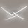 Brilagi - LED-Deckenleuchte STRIPES LED/32W/230V 60x60 cm silber