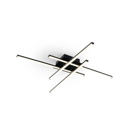 Brilagi - LED-Deckenleuchte STRIPES LED/37W/230V 68x68 cm schwarz