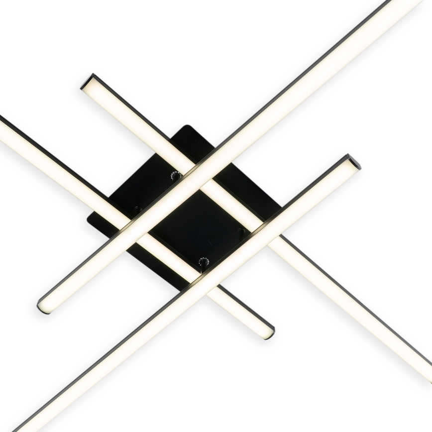 Brilagi - LED-Deckenleuchte STRIPES LED/37W/230V 68x68 cm schwarz