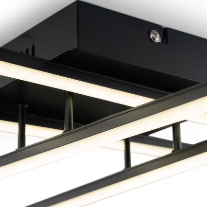 Brilagi - LED-Deckenleuchte STRIPES LED/37W/230V 68x68 cm schwarz