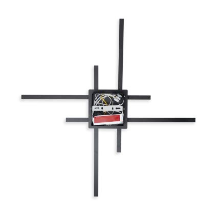 Brilagi - LED-Deckenleuchte STRIPES LED/37W/230V 68x68 cm schwarz