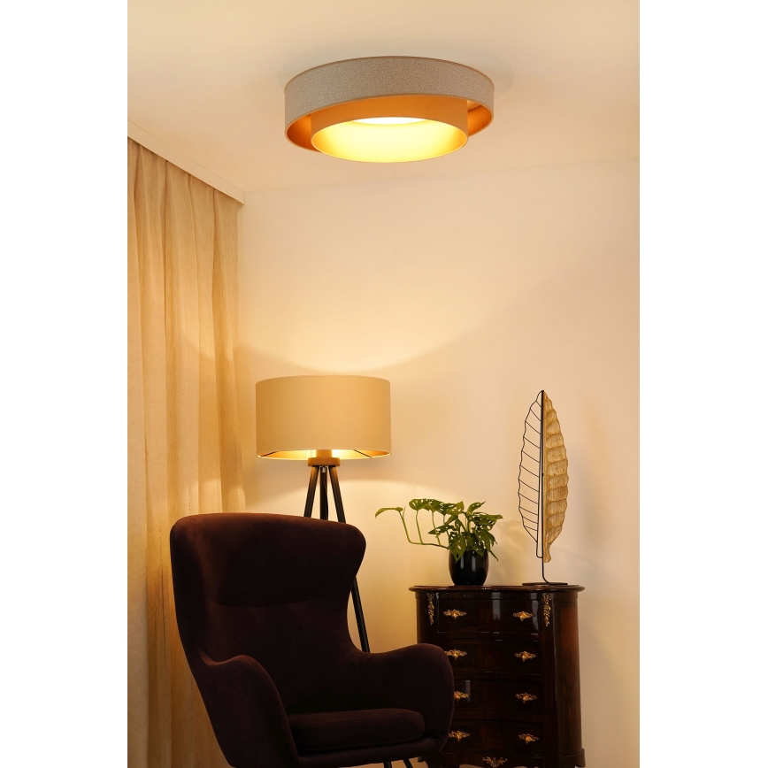 Brilagi - LED-Deckenleuchte VEGAS SHINE LED/24W/230V d 60 cm beige/cremefarben