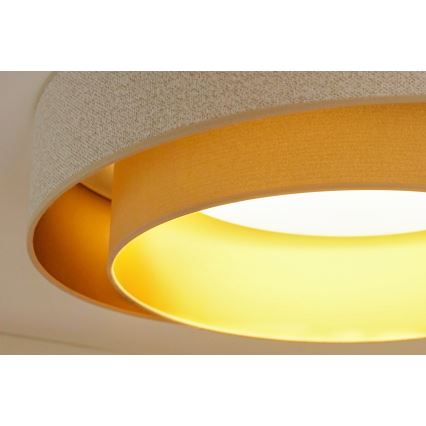 Brilagi - LED-Deckenleuchte VEGAS SHINE LED/24W/230V d 60 cm beige/cremefarben