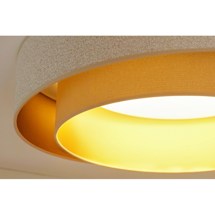 Brilagi - LED-Deckenleuchte VEGAS SHINE LED/24W/230V d 60 cm beige/cremefarben