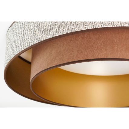 Brilagi - LED-Deckenleuchte VEGAS SHINE LED/24W/230V d 60 cm braun