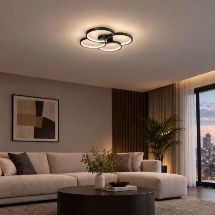 BRILAGI - LED-Deckenleuchte VELO LED/42W/230V 4000K Ø 52 cm schwarz