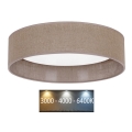 Brilagi - LED Deckenleuchte VELVET LED/24W/230V Ø 40 cm 3000/4000/6400K Braun