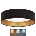 Brilagi - LED Deckenleuchte VELVET LED/24W/230V Ø 40 cm 3000/4000/6400K Schwarz/Gold