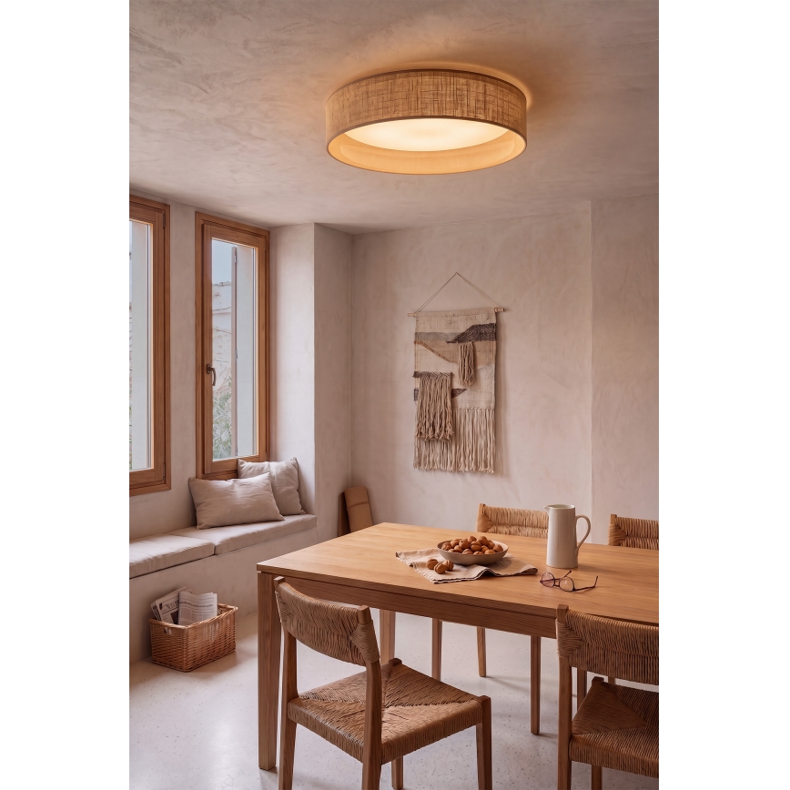 Brilagi - LED-Deckenleuchte VELVET SIMPLE LED/24W/230V 3000K Ø 45 cm beige
