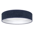 Brilagi - LED-Deckenleuchte VELVET SIMPLE LED/24W/230V 3000K Ø 45 cm blau