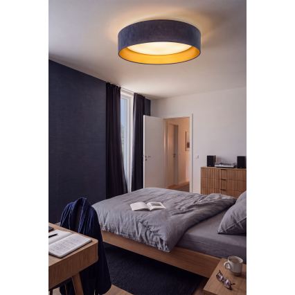 Brilagi - LED-Deckenleuchte VELVET SIMPLE LED/24W/230V 3000K Ø 45 cm blau