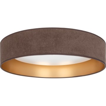 Brilagi - LED-Deckenleuchte VELVET SIMPLE LED/24W/230V 3000K Ø 45 cm Braun/Gold