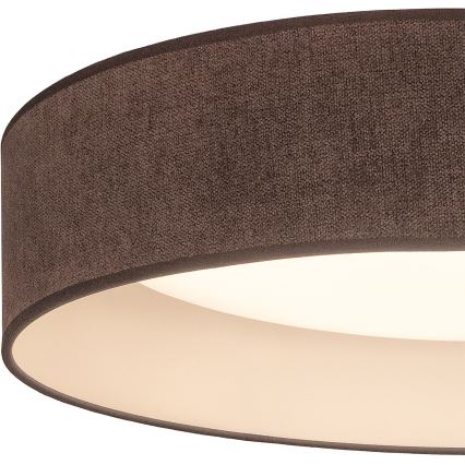 Brilagi - LED-Deckenleuchte VELVET SIMPLE LED/24W/230V 3000K Ø 45 cm braun